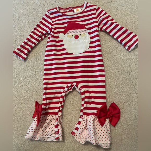 Santa play suit size 12 months - Picture 1 of 5